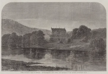 Visita della regina Vittoria in Germania, Reinhardsbrunn, vicino a Gotha, la residenza di Sua Maestà